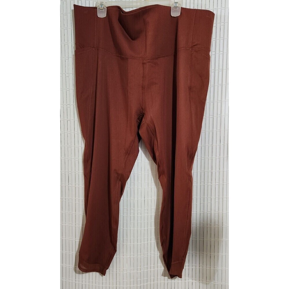 All in motion leggings Sise 4X Color Terracotta With Pockets Stretch - Picture 9 of 14